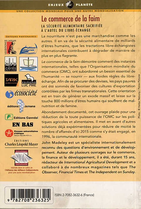 Le commerce de la faim